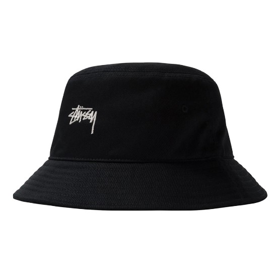 스투시 클래식 핏 스탁 스몰로고 버킷햇 벙거지 모자 4종 1321023 카키 블루 블랙 네추럴