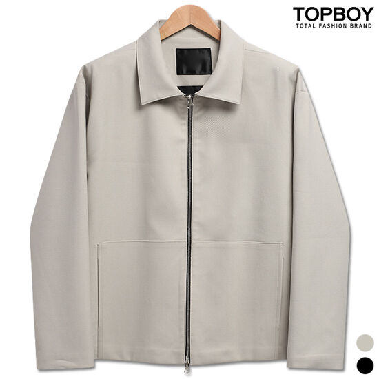 탑보이 싱글 오버핏 미니멀 자켓  MP016