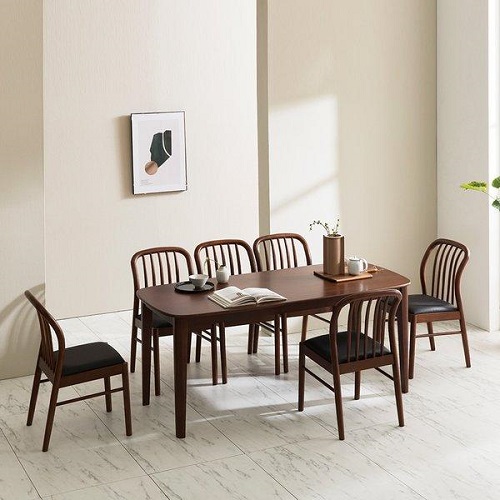 어반하우스 마리메종 이루 라운드 원목 식탁 1800