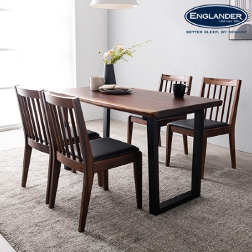 잉글랜더 유타 로즈우드 우드슬랩 원목 식탁 1350