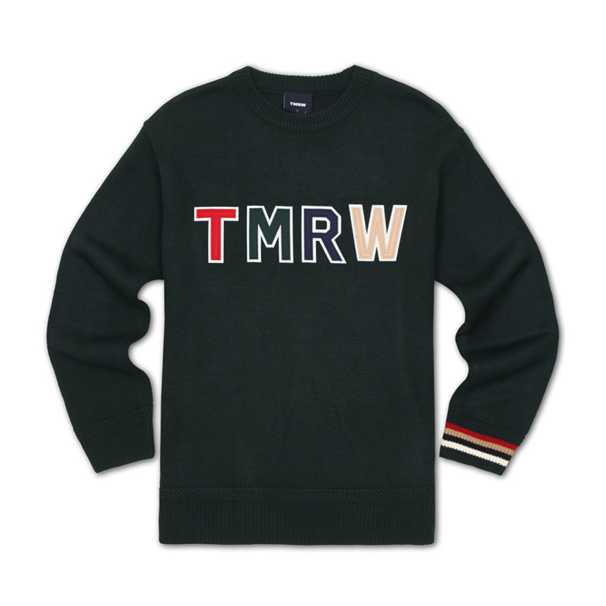 TMRW 칼라풀   로고니트  113TKO888U GR 트렌디 감성의 스마트한 쇼핑공간