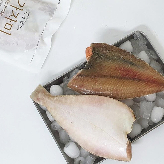 남양수산  포항 손질 가자미 중 2미 220g