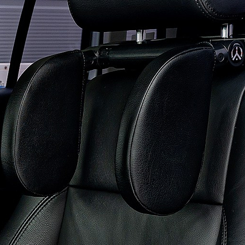 차모아  차량용 헤드레스트 거치대 목편한 잠쿠션