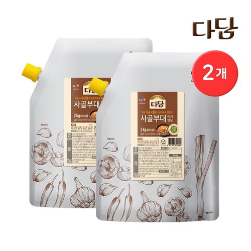CJ제일제당 다담 사골부대 찌개양념 2kg
