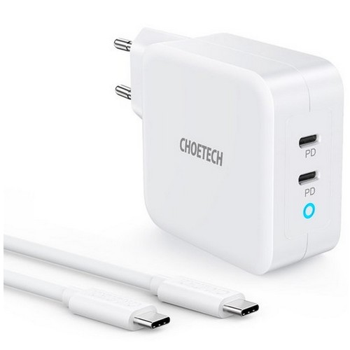CHOETECH  PD 100W 2포트 GaN 충전기 PD6008
