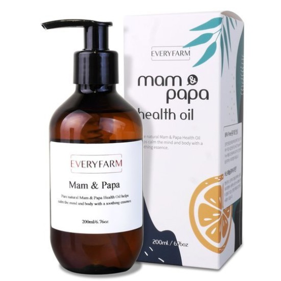 아로마랩 에브리팜 맘앤파파 바디 마사지 헬스 오일 200ml