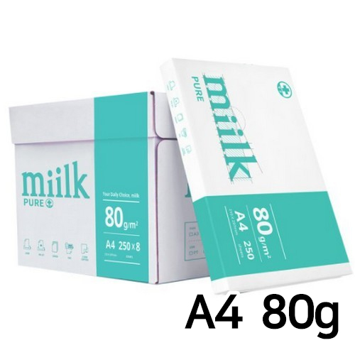 한국제지 밀크 퓨어 항균 복사용지 A4 80g[2,000매]