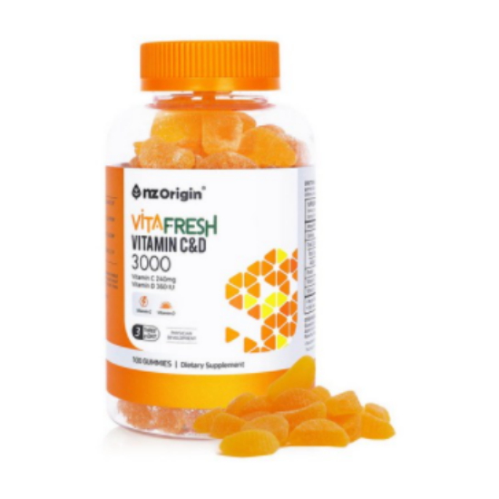 엔젯오리진 비타프레쉬 귤젤리 비타민C&D 3000 100구미