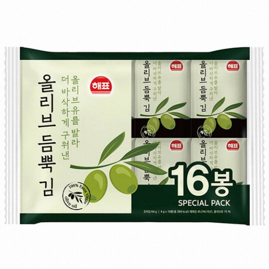 사조해표 해표 올리브 듬뿍 김 4g