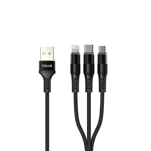 칼리아  NS-3100 3in1 멀티 충전 케이블