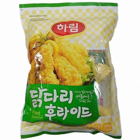 하림 닭다리 후라이드 1kg[2개]