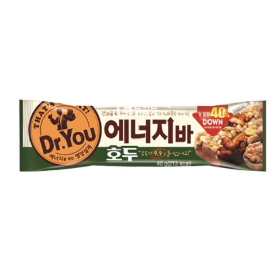 오리온 닥터유 에너지바 호두 40g