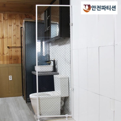 에코그린  AW110 망임 강화유리 안전파티션 750