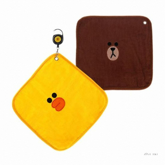 라인프렌즈  골프 캐릭터 릴타월 샐리 브라운