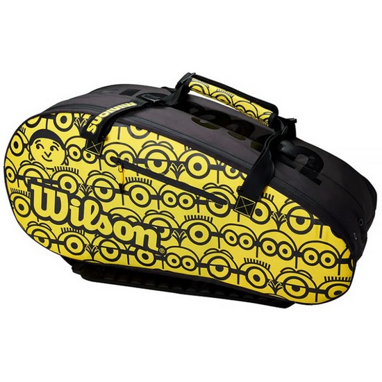 윌슨  미니언즈 투어 라켓가방 WR8013701001 BK/YL