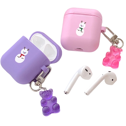 아칸  에어팟 단 루돌프눈사람 케이스