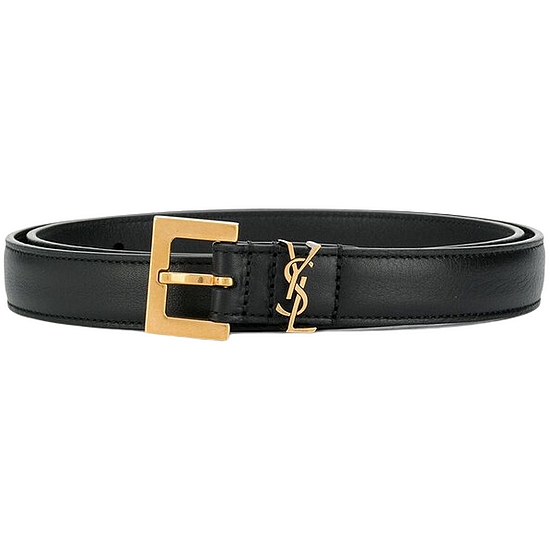 생로랑 모노그램 카산드라 스퀘어 금장 벨트 554465 BOO0W 1000