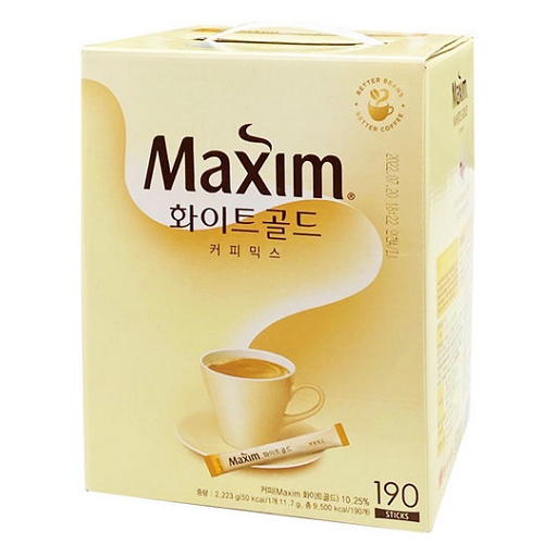 동서식품 맥심 화이트골드 믹스 스틱 190개입