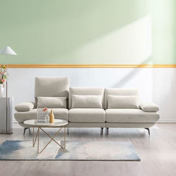 에싸 엘로이즈 리프트기능 카시미라 패브릭 소파 3.5인용