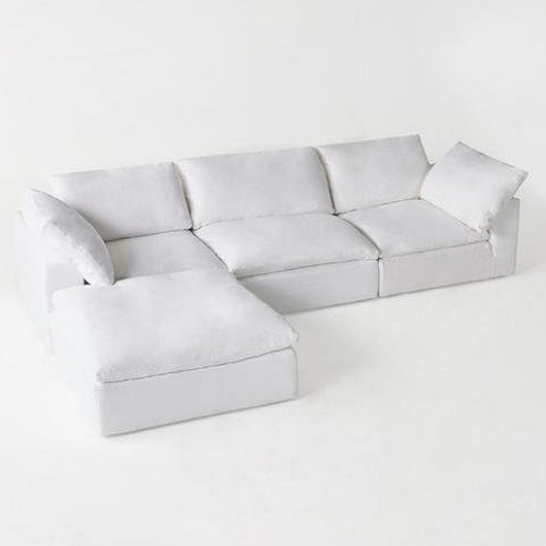 까사미아 캄포럭스 패브릭 소파 4인용