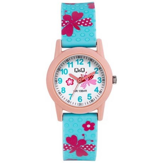 큐앤큐 나비 캐릭터 패션시계_VR99J-015Y