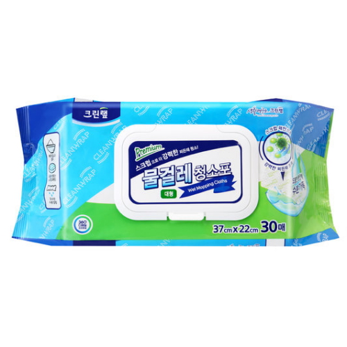 크린랩  프리미엄 물걸레 청소포 대형 30매