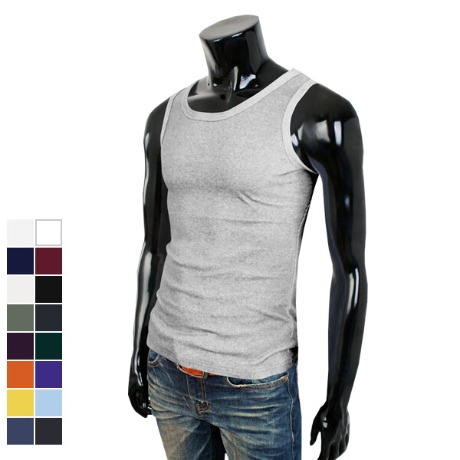 제이제이옴므 이중지 슬림 기본 나시티 J102TC1NSF02