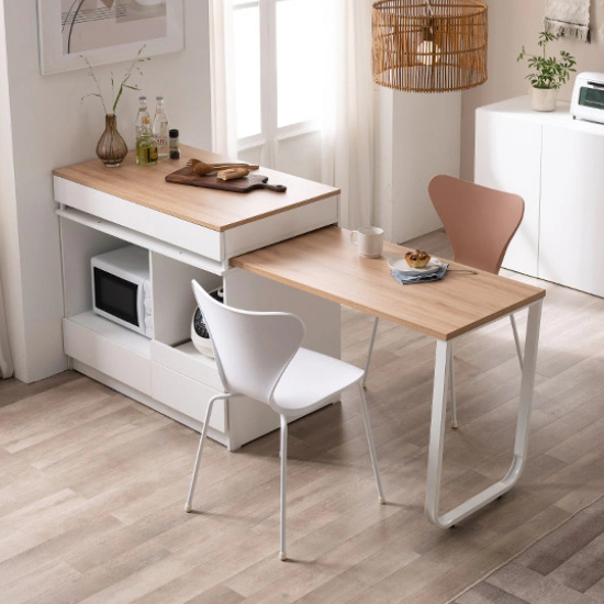 삼익가구 카모메 렌지대 확장형 아일랜드식탁 1000