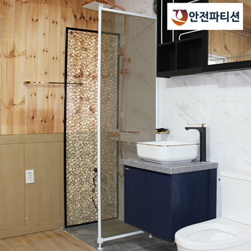 에코그린  AW110 브론즈 강화유리 안전파티션 600