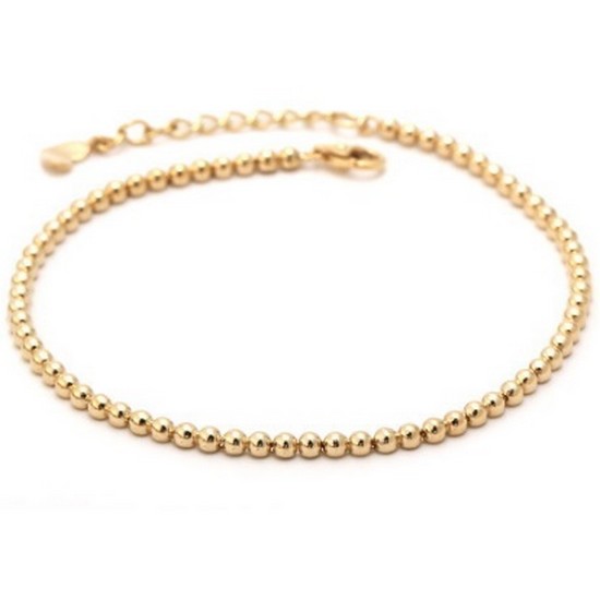 비앤비골드  14K 하프 볼체인 2.5mm 팔찌 NPB27360