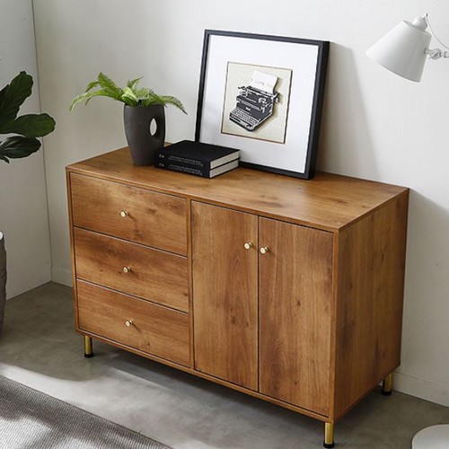 동서가구 솔트 올리비아 수납형 서랍장 1200