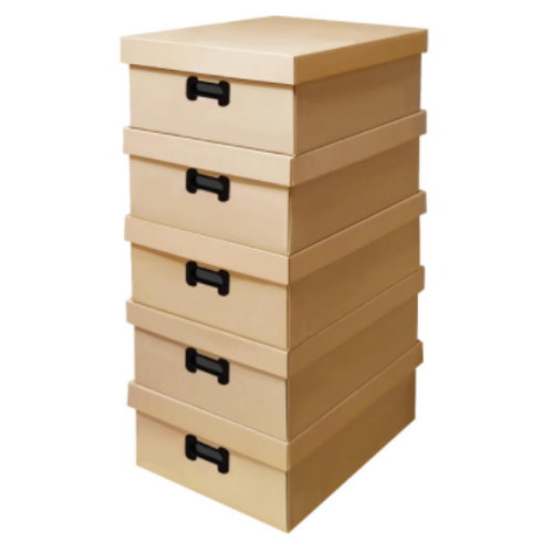 모던라이프  종이 무지뚜껑식 정리함 35L