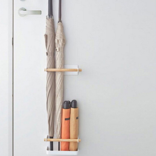 생활살림  심플 인테리어 부착형 자석 우산 꽂이 걸이