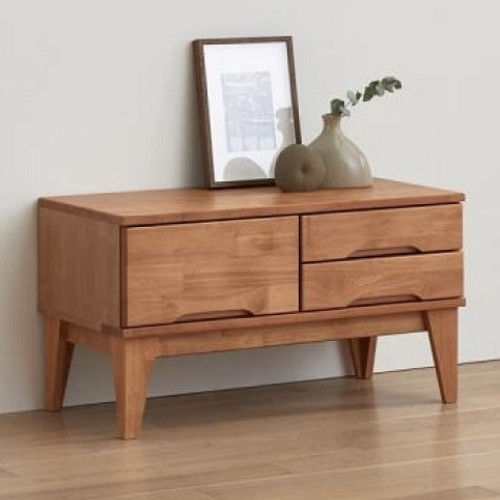 아름이와다움이 에센스 B 고무나무 원목 거실장 800