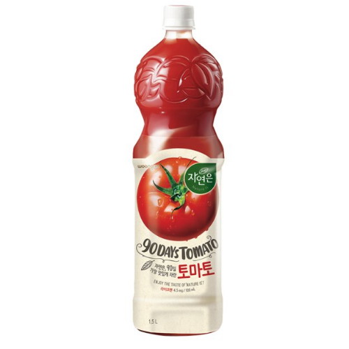  웅진식품 자연은 90일 토마토 1.5L [6개]