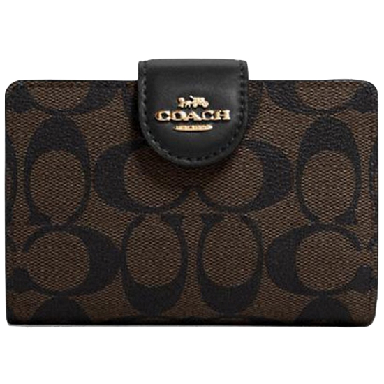 코치 미디엄 코너집 반지갑_C0082 IMAA8