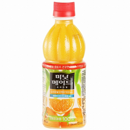  코카콜라음료 미닛메이드 오렌지 350ml [24개]