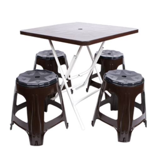 지오리빙  포장마차 회전 사각 야외 테이블 740