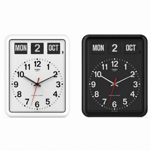 트웸코  캘린더 플립 벽시계 BQ-12A