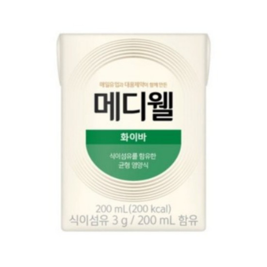 매일유업 메디웰 화이바 200ml SIG팩