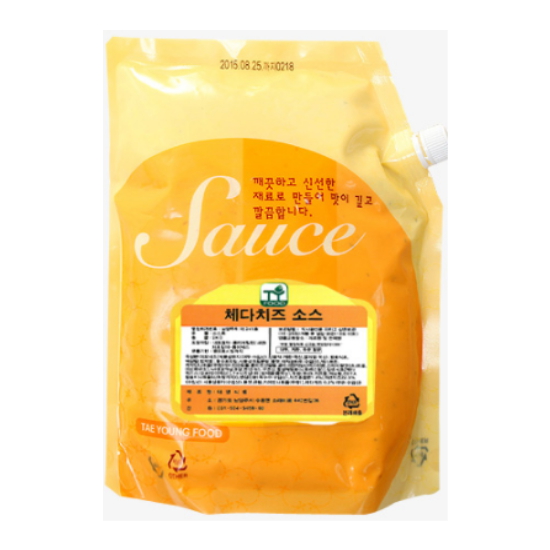 태영식품 체다치즈 소스 2kg [1개] - 에누리 가격비교