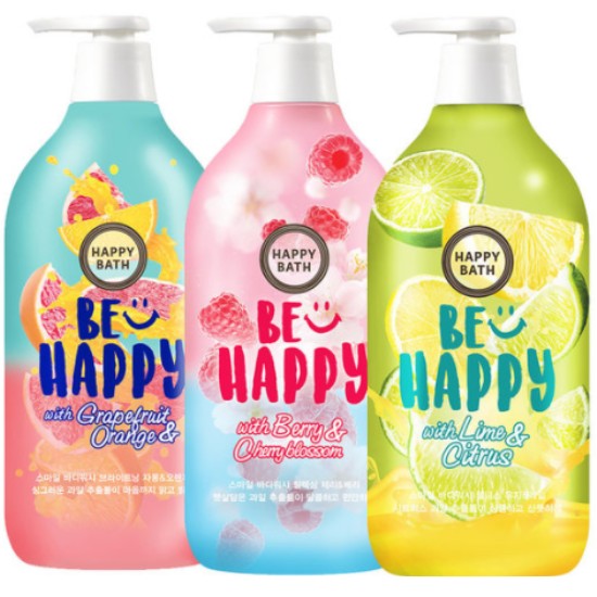해피바스 스마일 바디워시 900g 3종세트