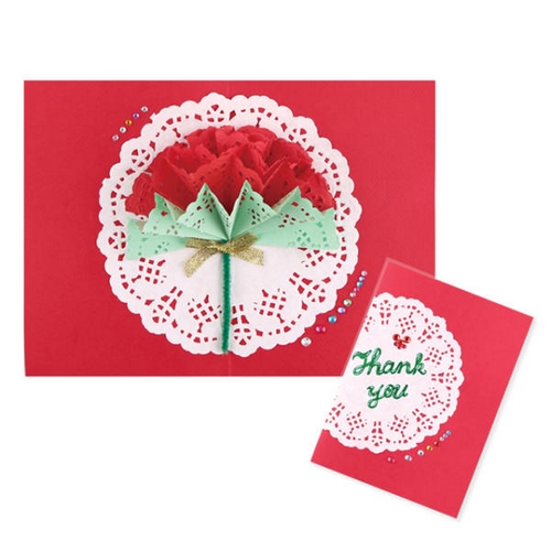 유니아트  DIY613 카네이션입체카드 만들기