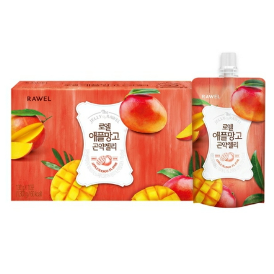 엠에스씨  로엘 곤약젤리 애플망고 130g