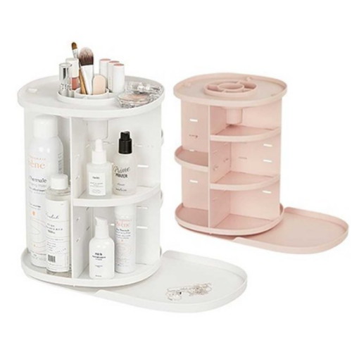 리템 회전형 화장품 거치대 트레이 소품 정리함