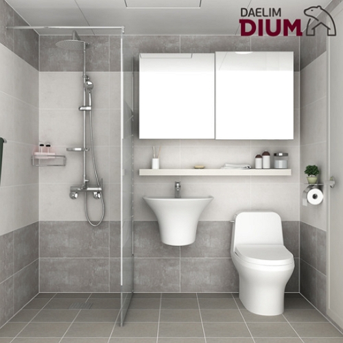 대림바스  플랜 디움 코코 카페 슬라이딩 거실욕실