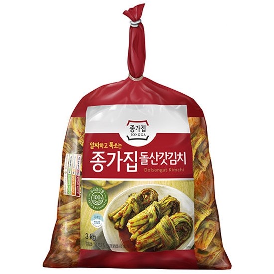 대상 종가 돌산 갓김치 3kg [1개]