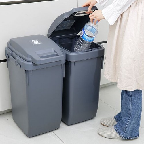 엔플라스틱  라이피스트 캡틴 분리수거함 60L