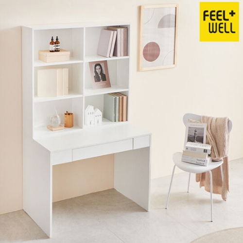 필웰 무노 서랍형 전면책장 책상세트