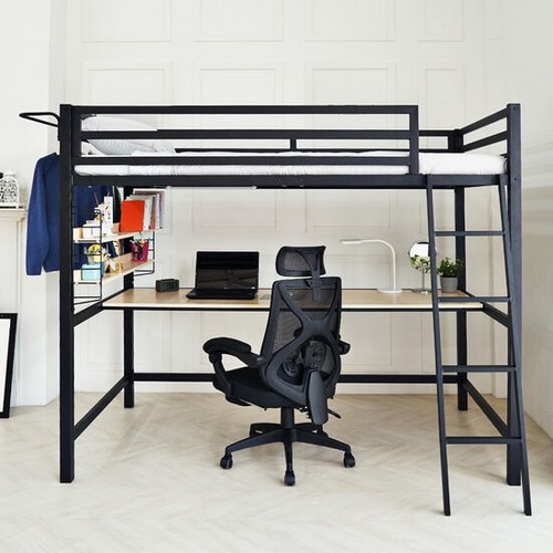 일루일루 코모드i 올인원 스퀘어 책상형 벙커침대 SS